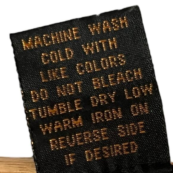 90s VTG Corduroy Button Down Overall Maxi Dress Large Modest Cottagecore Khaki - Picture 6 of 7